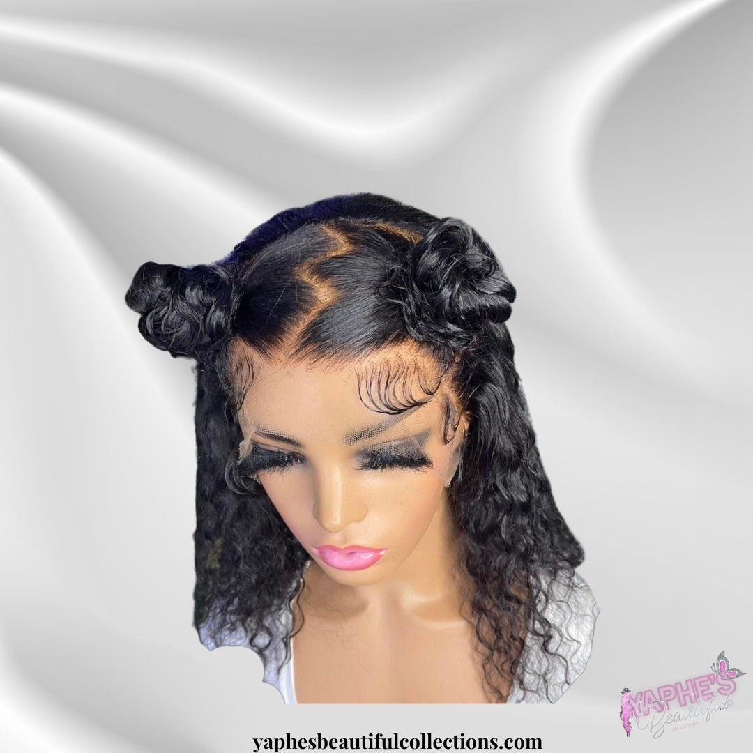 Water Wave HD Lace Frontal Wig (Bleach Knots)