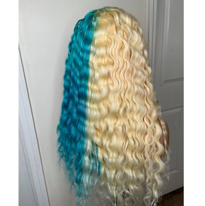 Brazilian Lace Frontal Wig (Straight Crimps, Custom Color)