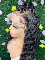 Brazilian Lace Frontal Wig (Half Up Half Down, Rubber Band Style)