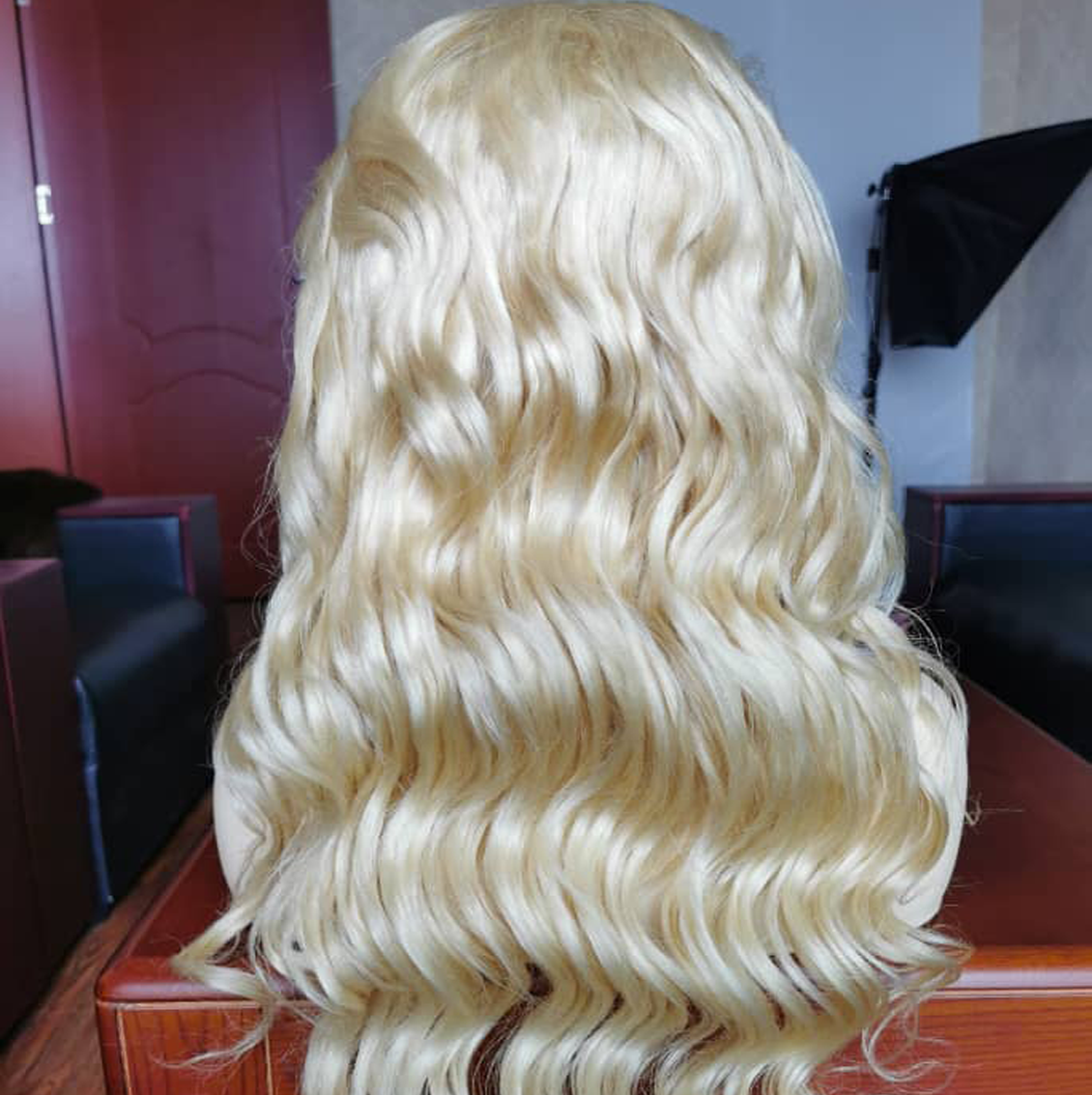 613 Blonde Custom Lace Closure Wig