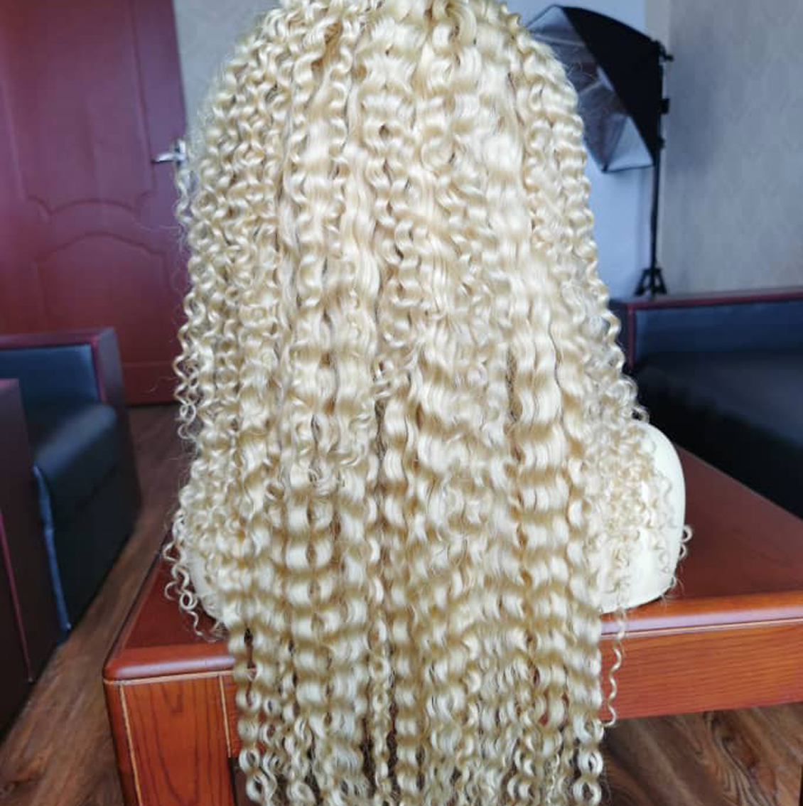 613 Blonde Custom Lace Closure Wig